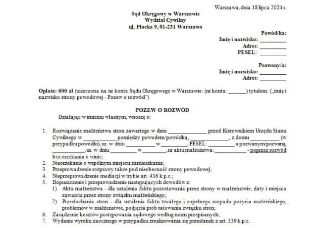 Brak odpowiedzi na pozew rozwodowy – jakie są skutki prawne? Brak odpowiedzi na pozew rozwodowy – jakie są skutki prawne?
