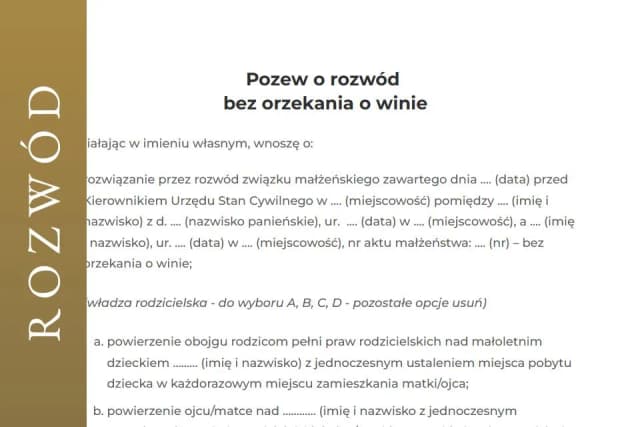 Jak napisać pozew rozwodowy - uniknij błędów i oszczędź czas Jak napisać pozew rozwodowy - uniknij błędów i oszczędź czas