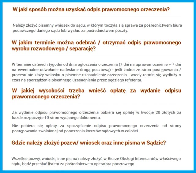 Ile uprawomocnia się wyrok rozwodowy? Kluczowe terminy i procesy Ile uprawomocnia się wyrok rozwodowy? Kluczowe terminy i procesy